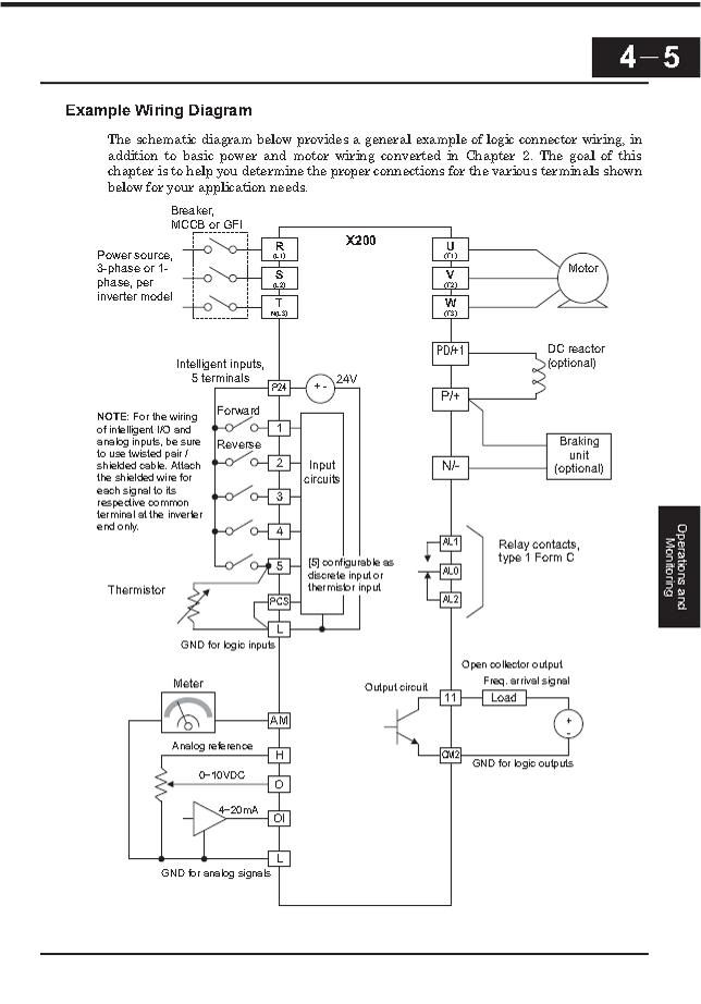 Hitachi X200 to G540 - PWM speed control and run wiring diagram garmin 
